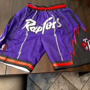 Retro Raptors Shorts Just Don NWT